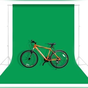📷🔸️NWT Green 6.5x10 Soft Fabric Photography Backdrop/Green Screen